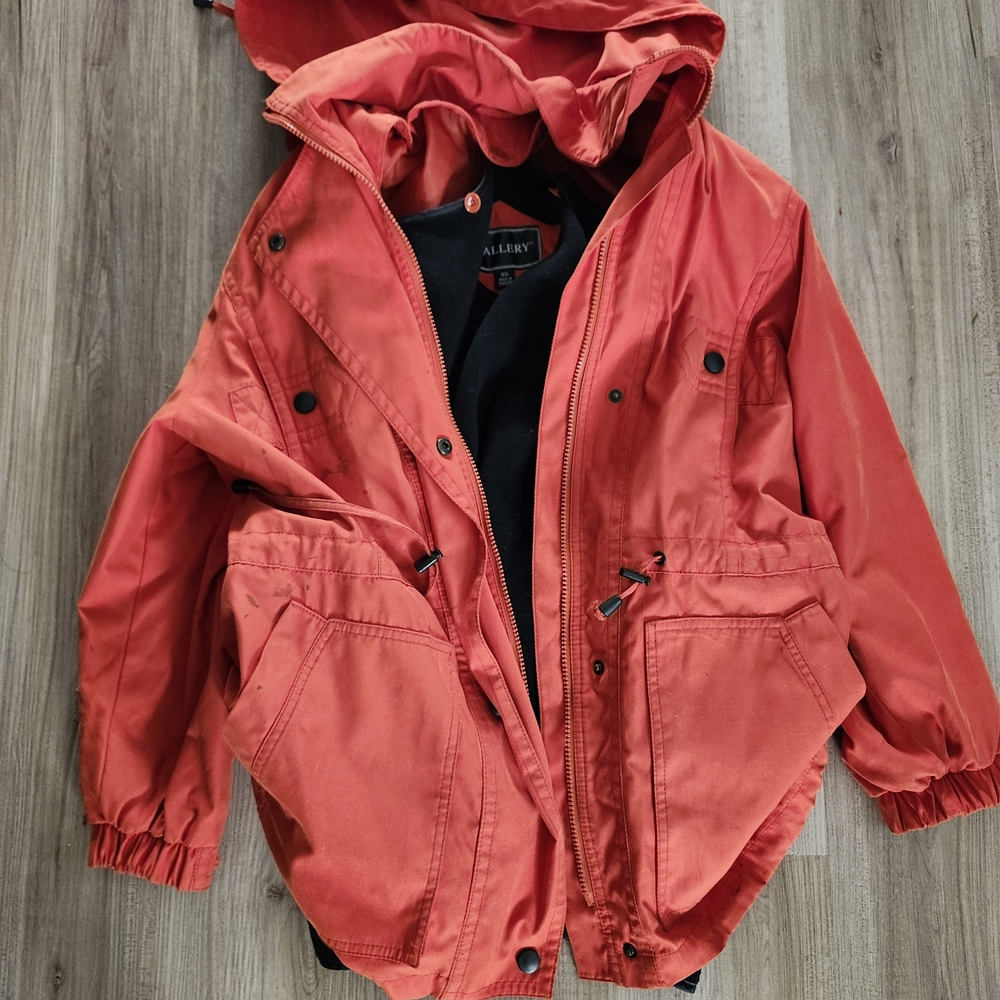 Vintage Gallery Double Layer Orange Jacket Polo Ralph Lauren The North Face